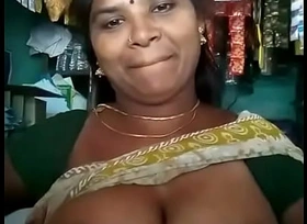 Sexy Tamil aunty similarly will not hear of boobs