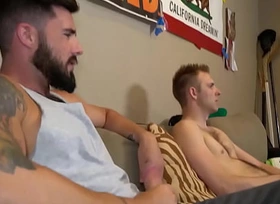 (Jay Taylor) Notices Lose concentration His Roommate (Blaze Burton) Is All hot So He Makes The Mischievous Move - Reality Dudes