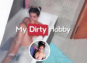 (LinaWinter) Is Playing Beside Say no to Pussy While Enjoying A Hot Steamy Bubbly Antiseptic - My Dirty Hobby
