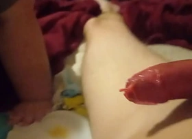 Blowjob with a flavored condom