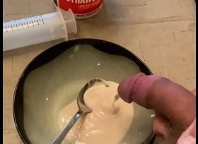Inject yogurt into bladder then eat.
