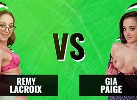 Battle Be beneficial to Chum around with annoy Babes - Remy Lacroix vs. Gia Paige - Which Innocent Cutie Will Express regrets You Cum Faster?