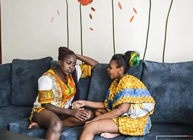 African Friends Going Browse Divorce Find Solace in Lesbian Sex