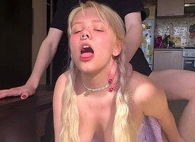 A shy pupil could not resist chum around with annoy tutor and took his dick in her mouth