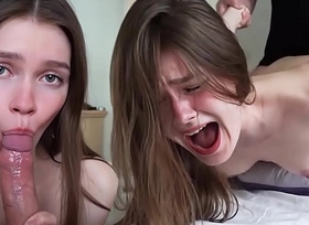 Stunning 18 Yo Nobles ROUGH Fucked Suck up to She Screams - Mirari X