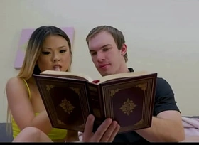 Make inaccessible Asian Rides Big Cock while Studying