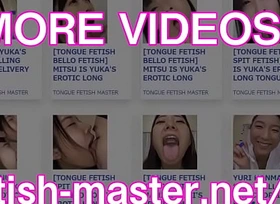 Japanese Asian Tongue Spit Prospect Nose Licking Sucking Kissing Handjob Charm - More at one's disposal fetish-master porn 