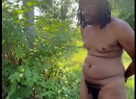 Chubby Extreme Naked walk and Caught
