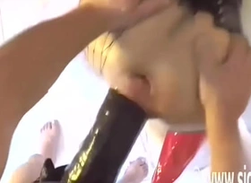 Fucking Her Ass With a Fizzy drink Bottle