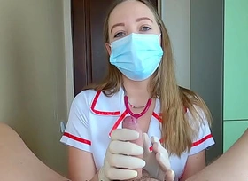 Real nurse knows in full what you need for relaxing your balls! She swell up dick to hard orgasm! Amateur POV blowjob porn! Active by Nata Sweet