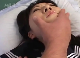 Licked and fingered asian teen gets wet