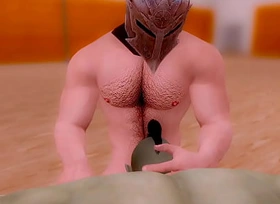 3D Gay Porn - Decayed guard sticks be passed on rubber dick in be passed on ass be useful to a very hot man
