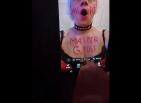 Latvian slut Armands Lusis now named web floozie sissypetty watching @MasterG 1066 cum tribute is ergo very excite that masturbating fake penis her clit in continence begin spontaneous squirting