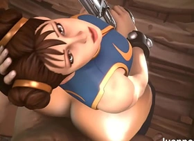 Chun Li is fucked by a Fortnite player