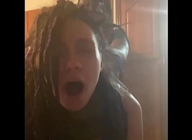 Beautiful latina dreadhead gets spit kitchen tribunal together with gets say no to planner fucked out