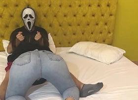 Ghostface gets free blowjob be beneficial to halloween