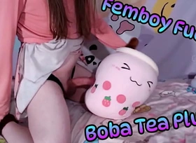 Femboy Fucks A Boba Tea Plushy! (Teaser)