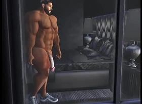 spying on super blot out chris chester thru bedroom window