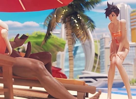 Tracer unaffected by the beach