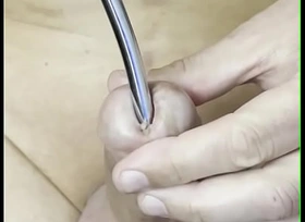 User sue filling my cock with rice