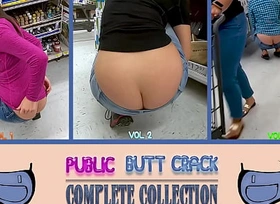 PUBLIC BUTT CRACK - COMPLETE COLLECTION - Advance showing - ImMeganLive