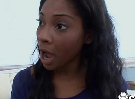 Ebony Model Talked Into Fucking A Dude She Just Met