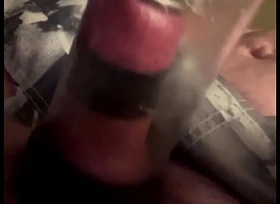 Penis pumping with Cockrings