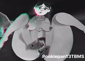 BBW CARTOON DIRTY PUSSY CUM TALK ASSHOLE PUPPET ANAL PAWG making of my principal paper puppet :)