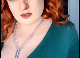 Fizzy bouncy Redheaded MILF Goddess hypnotises you with my bouncing titties