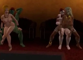 Zelda and Sonya threesome