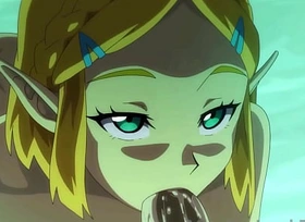 Zelda and Link fuck Animation