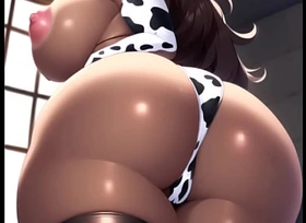 Cow bikini hot girls with giant knockers increased by big ass issuance their legs compilation