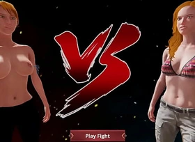 Ginny vs. Chelci (Naked Fighter 3D)