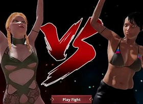 Judith vs Dela (Naked Fighter 3D)