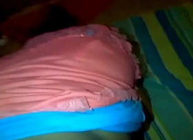 My friend's big black booty on show