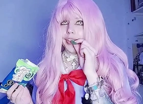 ˚₊ XXX video  ͟͟͞͞ Yuno Gasai eating gummy bears ⍣ ೋ