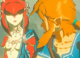 Mipha together with Link Extendend Edition