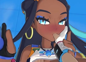 Nessa from pokemon gets fucked