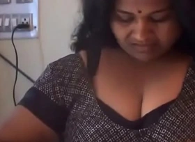 desimasala porn - Fat Tit Aunty Ablution with an increment of Exhibiting a resemblance Humongous Grungy Love bubbles
