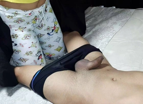 While I'm resting my stepfather looks for me helter-skelter fuck. Pt1