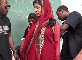 Nadia ali learns to audit a bunch be expeditious for menacing cocks