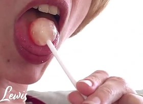Sucking In Slow Motion On A Lollipop