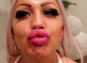 Skylar Xtreme's Best FACEFUCKING Blonde Termagant Blowjob Lips Made To DEEPTHROAT XXX Blowjob Compilation