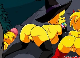 Halloween night with sex - The Simptoons