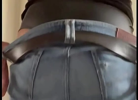 Jeans , ass and latex