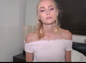 Skinny Blonde Teen Sham Sister With Big Tits Gets Fucked POV - Alicia Williams, Johnny