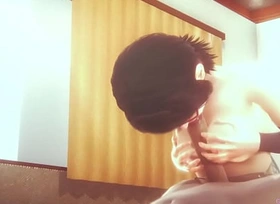 Naruto Hentai - Sarada Bobjob almost POV (Uncensored) - Japanese Asian Manga anime game porn