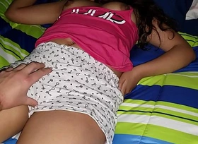 I touched and fucked my sister until she woke up
