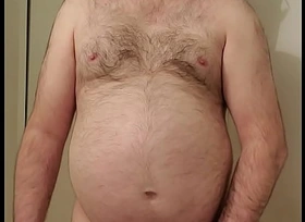 Nude Martin Lavallée mastubates, ejaculates increased by foodstuffs his sperm