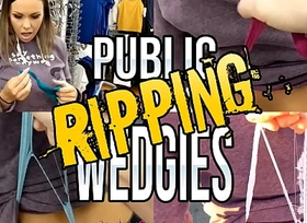PUBLIC RIPPING WEDGIES - Preview - ImMeganLive